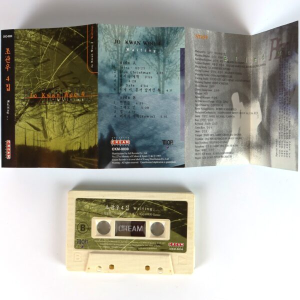Jo Kwan Woo - Waiting 4th Album Cassette Tape 90s K-Pop 1997