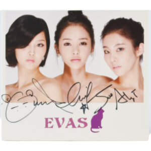 Evas - I Want To Live Alone Single Album Signed Promo CD K-Pop 2010