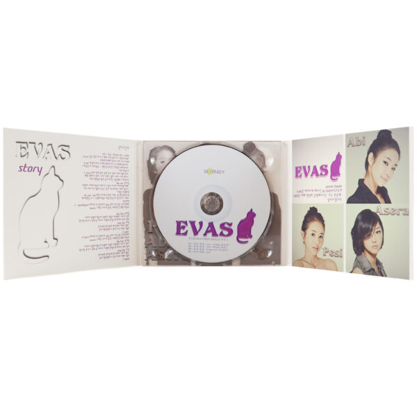 Evas - I Want To Live Alone Single Album Signed Promo CD K-Pop 2010