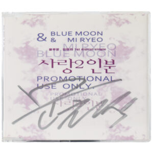 Blue Moon & Mi Ryeo - Love For Two Single Album Signed Promo CD K-Pop R&B 2009