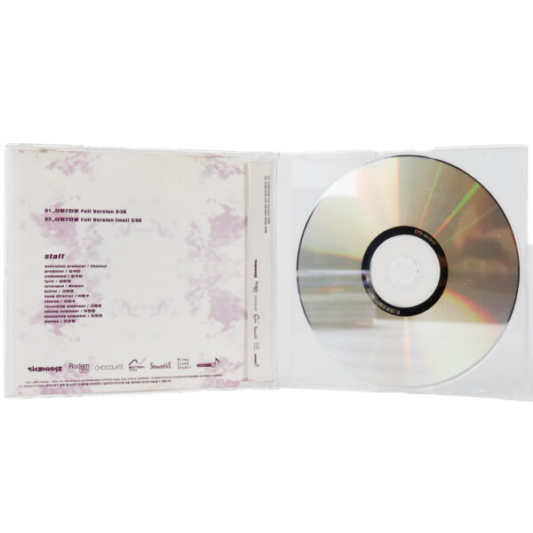 Blue Moon & Mi Ryeo - Love For Two Single Album Signed Promo CD K-Pop R&B 2009