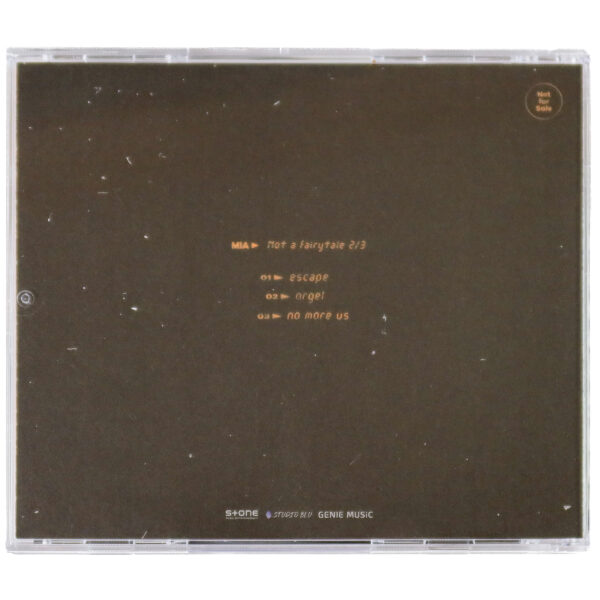 IMG_1824 Mia - Not A Fairytale 2/3 3rd Digital Single Album CD Promo K-Pop 2019