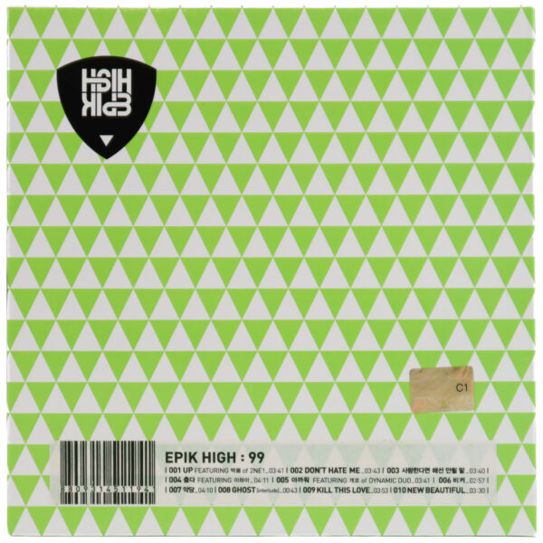 Epik High - 99 Album CD + YG Family Card + Tablo Card Hip Hop 2012