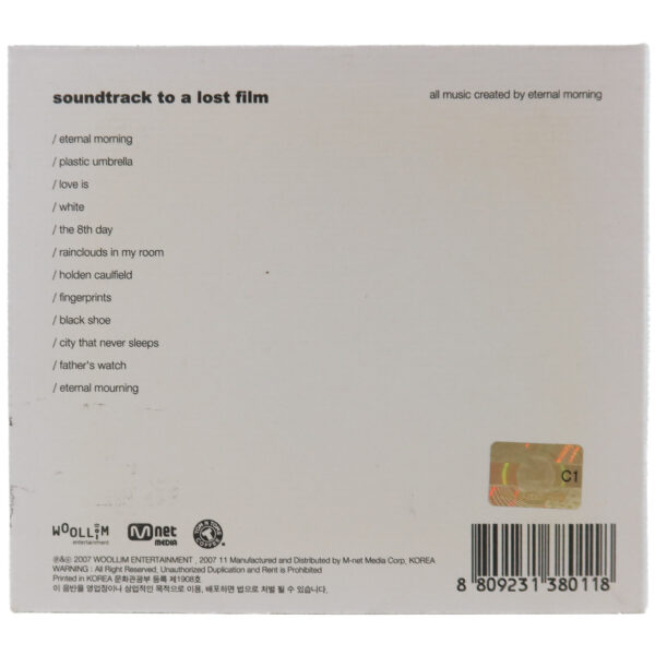 Eternal Morning - Soundtrack To A Lost Film Album CD 2007 Epik High Tablo Pe2ny