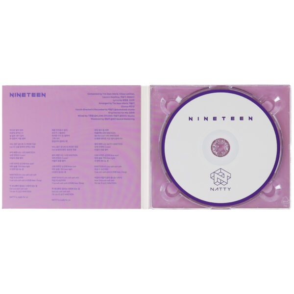 IMG_2326 Natty - Nineteen 1st Single Album Signed Promo CD 2020 Kiss Of Life
