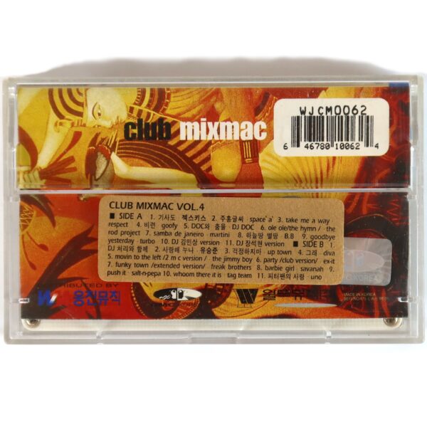 Club Mixmac Vol. 4 Cassette Tape 1998 Sechskies Diva DJ Doc Goofy