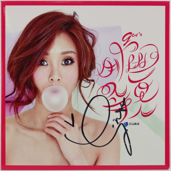 IMG_2520 G.NA - G.NA's Secret Single Album Signed Promo CD 2014 Pretty Lingerie