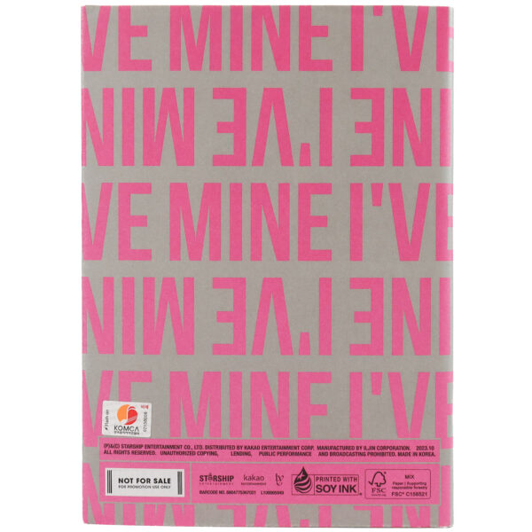 IVE - I've Mine [Baddie Ver.] 1st Mini Album Signed Promo CD 2023
