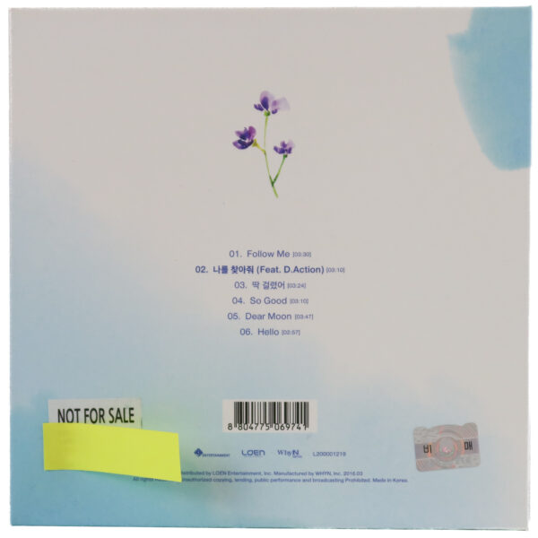 IMG_2534 Jun Hyo Seong - Colored 2nd Mini Album Signed Promo CD 2016