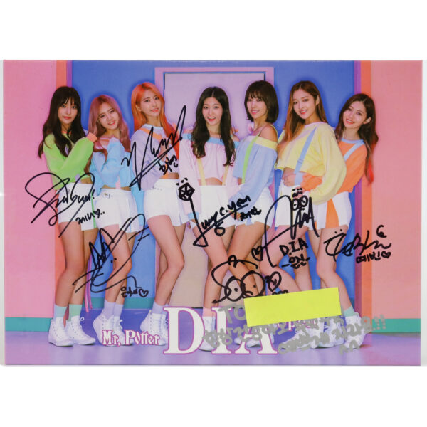 DIA - Spell [Normal Ver.] 2nd Mini Album Signed + Message Promo CD Mr. Potter