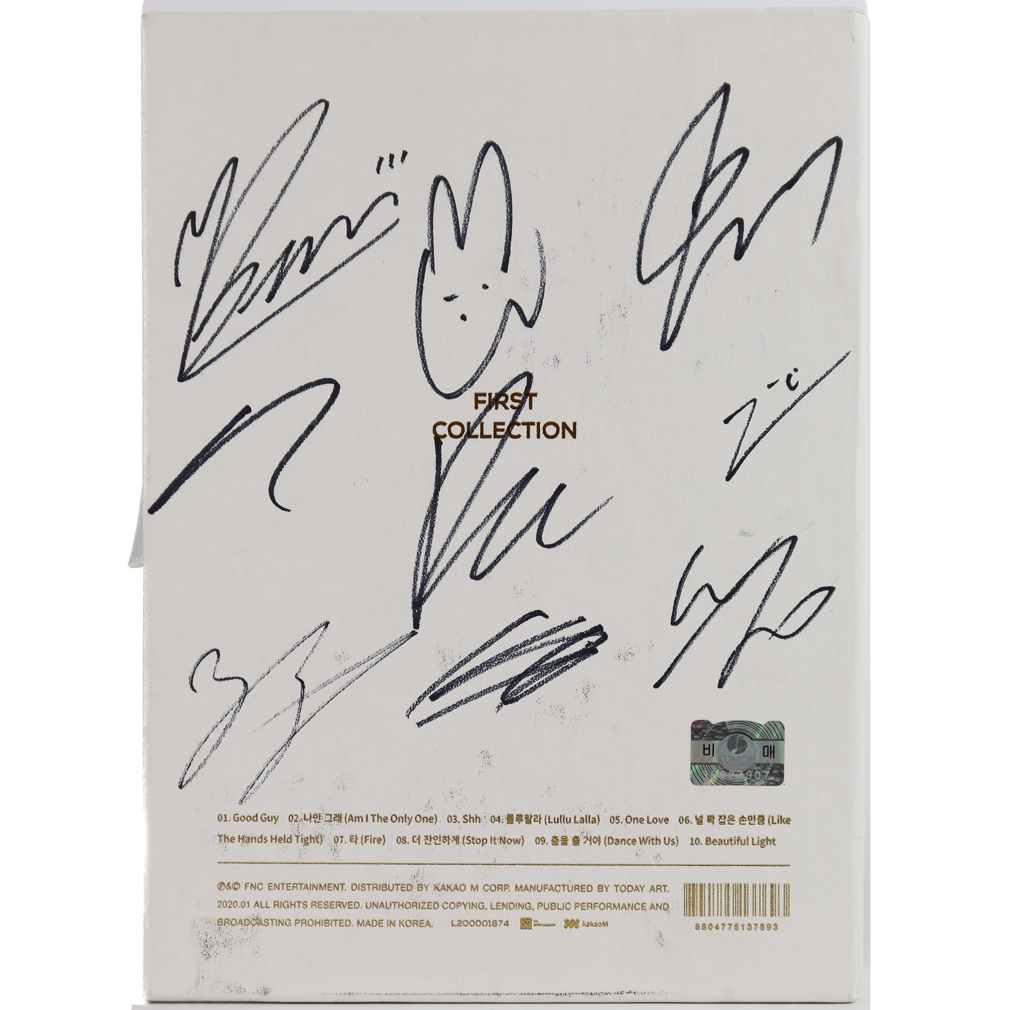 SF9 直筆サイン CD SF9 - First Collection [Golden Rated Ver.] 3rd Album Signed Promo