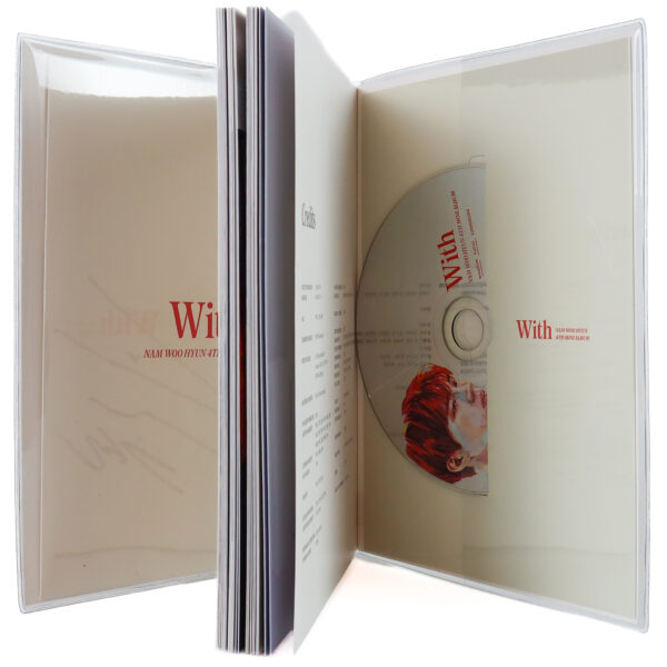 Nam Woo Hyun - With [A Ver.] 4th Mini Album Signed CD 2021 Infinite