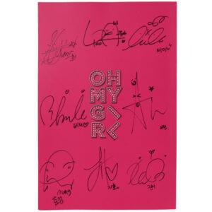 IMG_2629 Oh My Girl - Pink Ocean 3rd Mini Album Signed Promo CD 2016