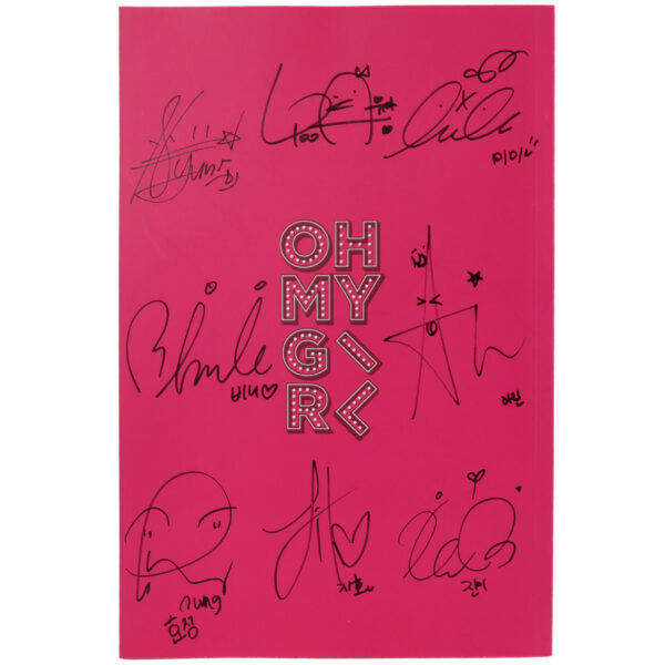 IMG_2629 Oh My Girl - Pink Ocean 3rd Mini Album Signed Promo CD 2016