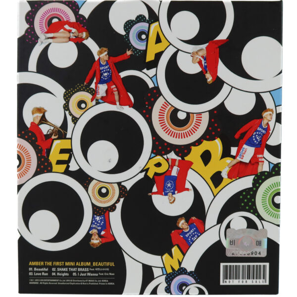 Amber - Beautiful 1st Mini Album Signed Promo CD 2015 f(x)