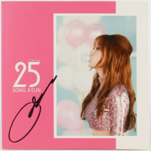 Song Ji Eun - 25 [Ver. B] 1st Mini Album Signed Promo CD 2014 Secret