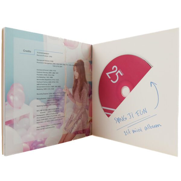 Song Ji Eun - 25 [Ver. B] 1st Mini Album Signed Promo CD 2014 Secret