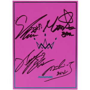 Mamamoo - Purple [A Ver.] 5th Mini Album CD Promo Printed Signatures 2017