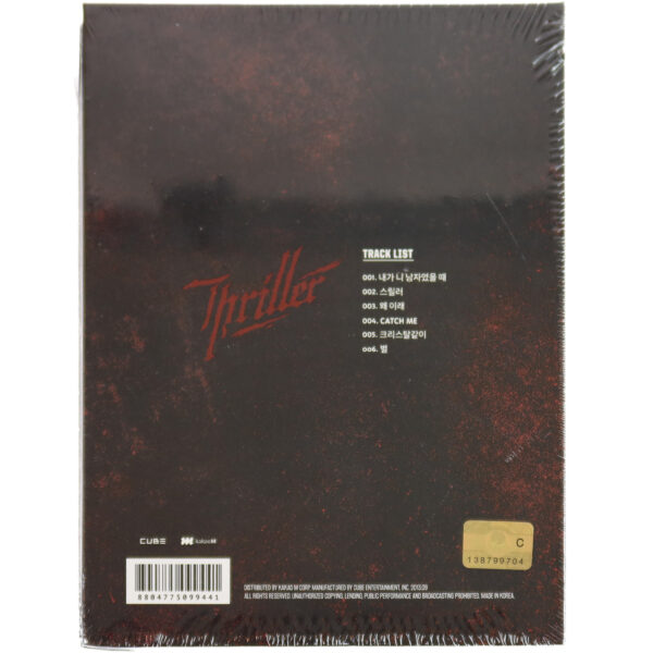 BTOB – Thriller 3rd Mini Album Sealed CD 2013