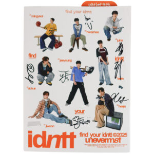 idntt - unevermet [Me Ver.] 1st Mini Album Signed CD Promo 2025