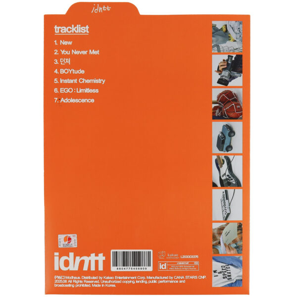 idntt - unevermet [Me Ver.] 1st Mini Album Signed CD Promo 2025