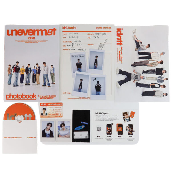 idntt - unevermet [Me Ver.] 1st Mini Album Signed CD Promo 2025