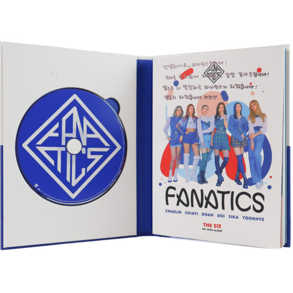 Fanatics - The Six 1st Mini Album Signed Promo CD 2019