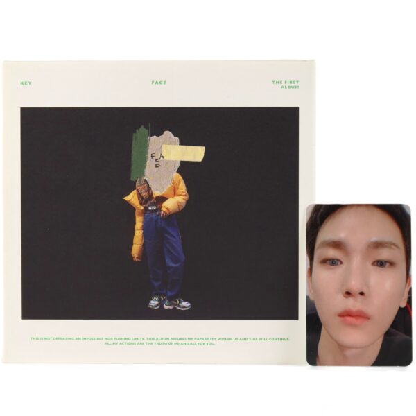 Key - Face [White Ver.] The First Album CD + Photocard 2018 Shinee