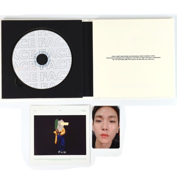 Key - Face [White Ver.] The First Album CD + Photocard 2018 Shinee