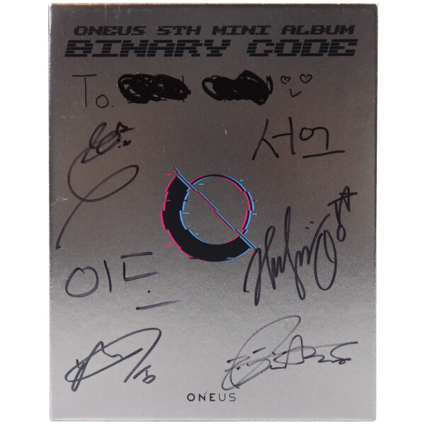 IMG_8442 Oneus - Binary Code 5th Mini Album Signed + Message Promo CD 2021