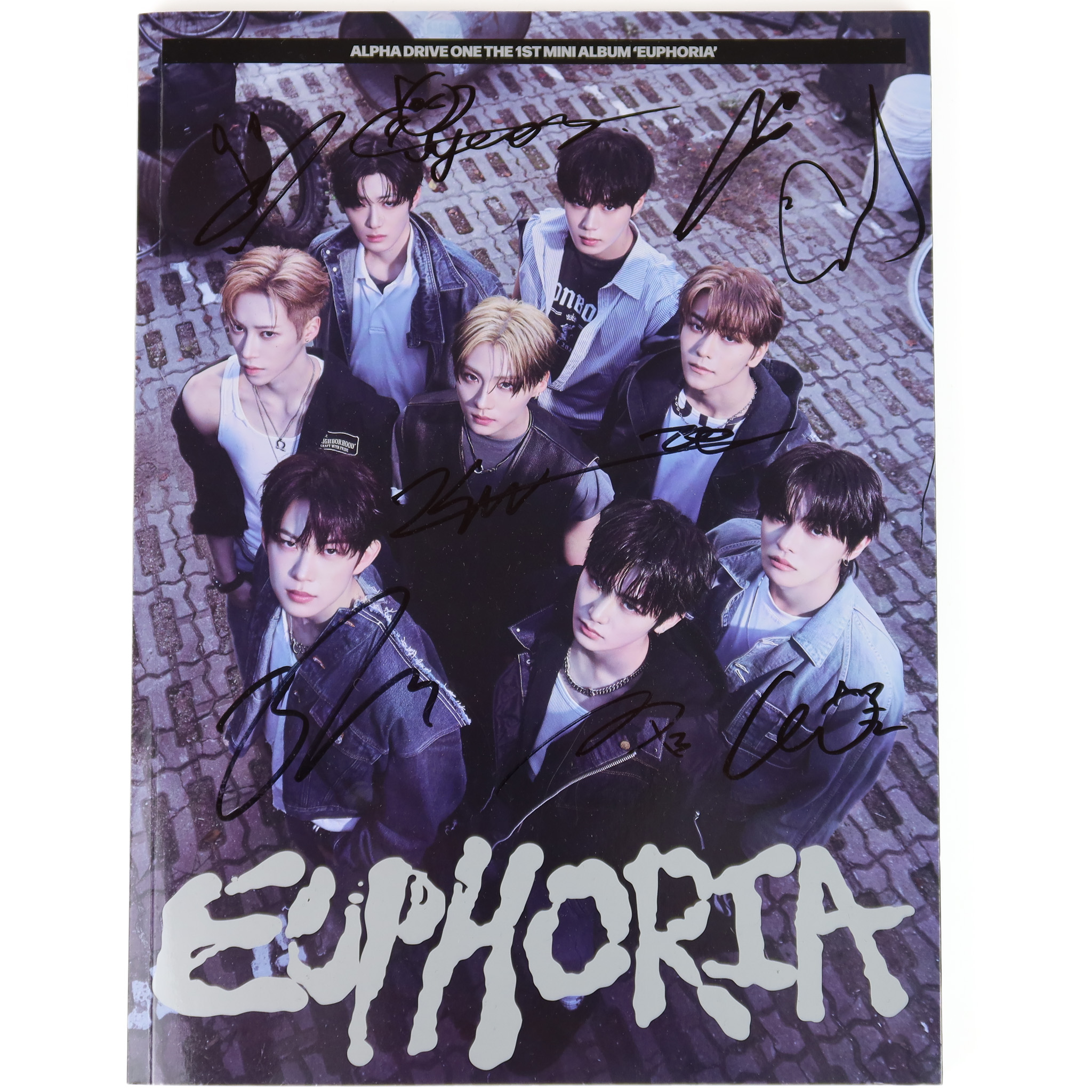 Alpha Drive One - Euphoria 1st Mini Album Signed CD Promo 2026 - Korea