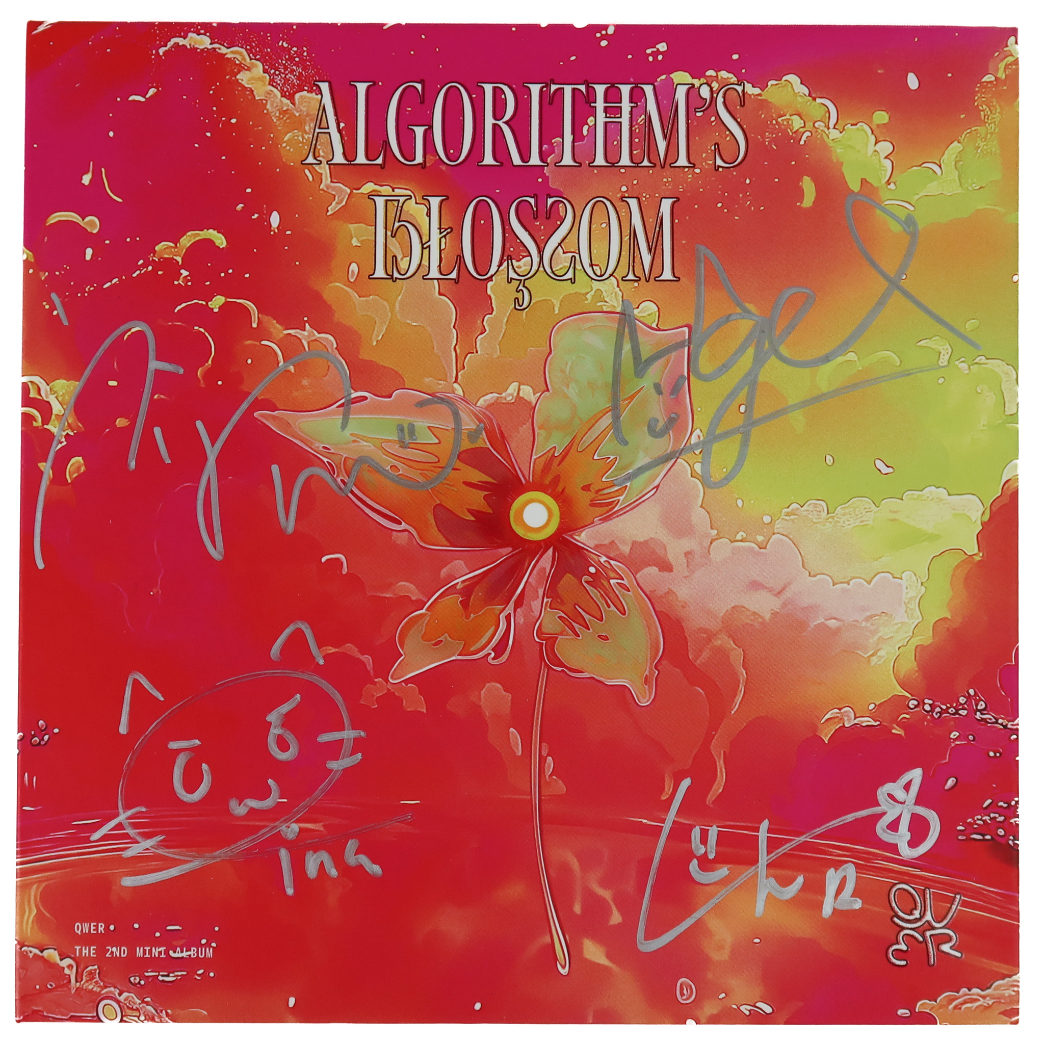 QWER - Algorithm’s Blossom [B Ver.] 2nd Mini Album Signed Promo CD 2024 ...