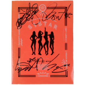 Sistar - Touch N Move 2nd Mini Album Signed Autographed Promo CD 2014