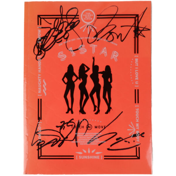IMG_8527 Sistar - Touch N Move 2nd Mini Album Signed Autographed Promo CD 2014