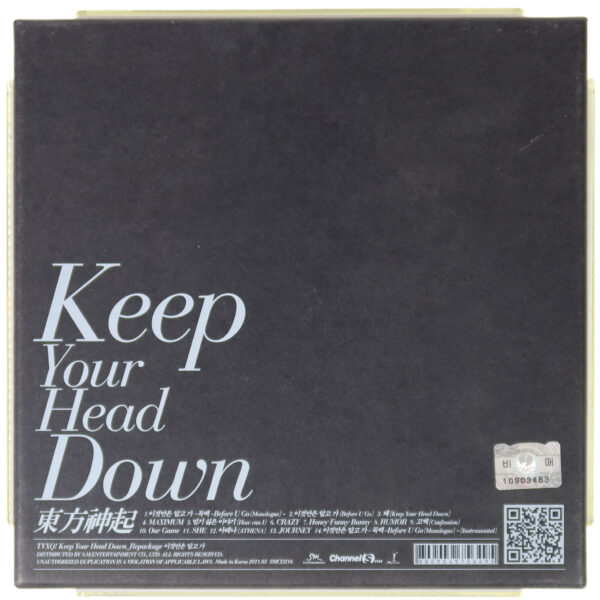 IMG_8532 TVXQ - Keep Your Head Down Repackage Album Signed Promo CD 2011 Tohoshinki DBSK