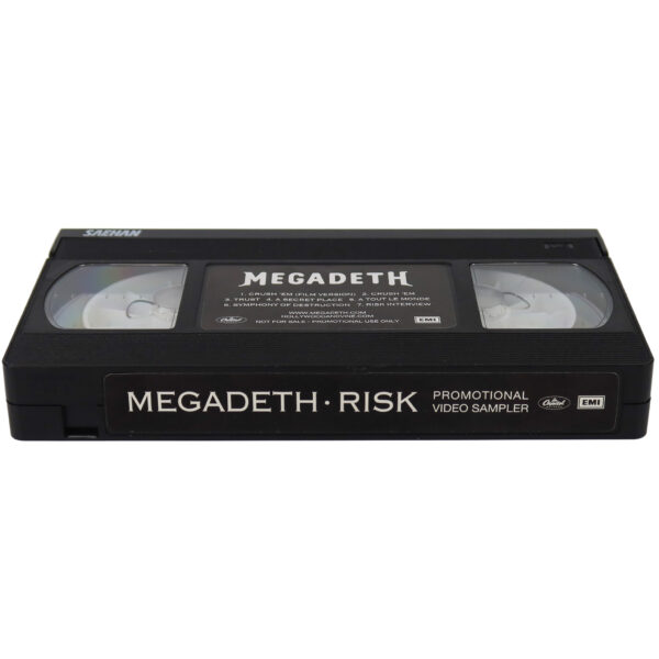 Megadeth - Risk Promotional Video Sampler (1999) VHS [NTSC] Korea Rare