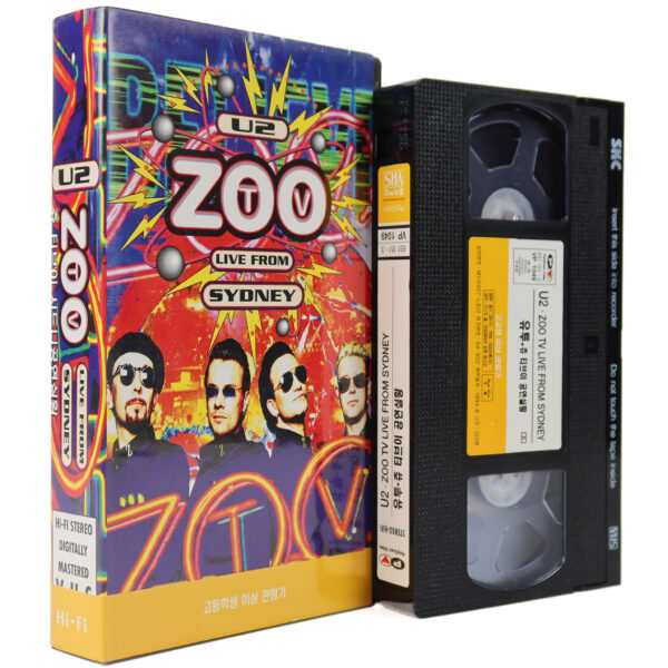U2: Zoo TV Live from Sydney (1994) Korean VHS [NTSC] Korea