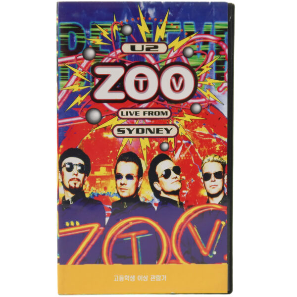 U2: Zoo TV Live from Sydney (1994) Korean VHS [NTSC] Korea