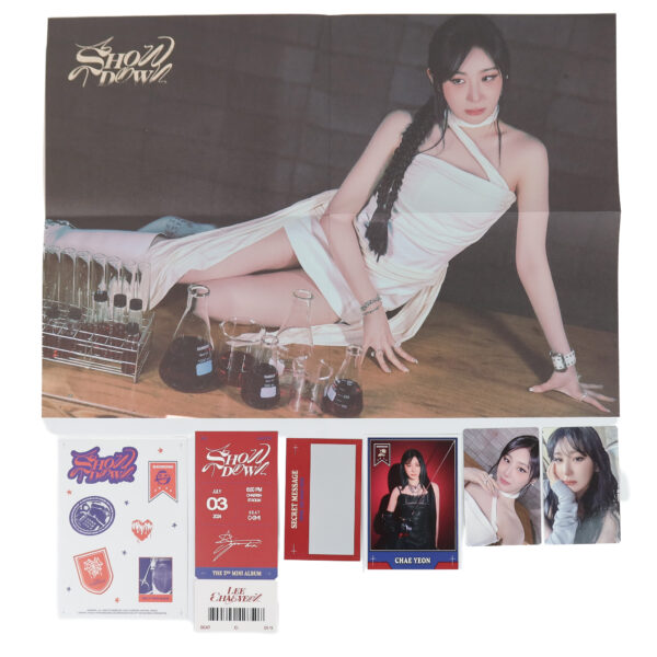 Lee Chae Yeon - Showdown [Off Ver.] 3rd Mini Album Signed CD IZ*ONE Chaeyeon