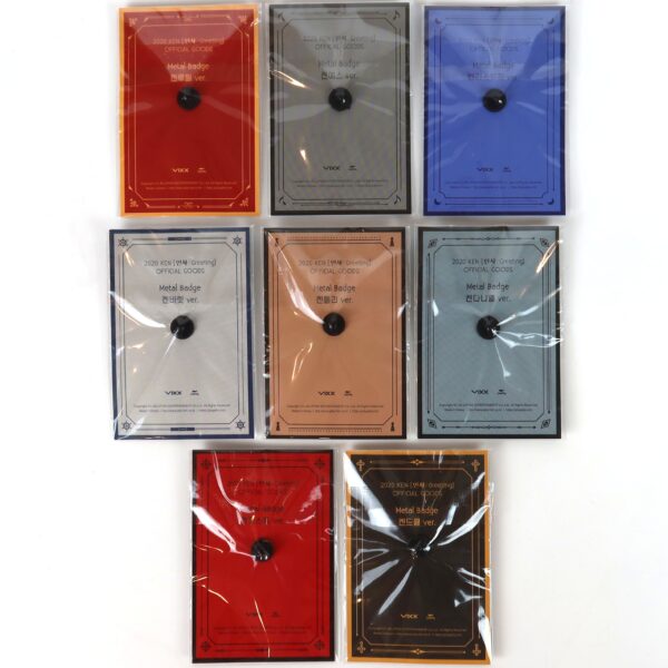 Vixx Ken – Greeting Official Goods: Metal Badge Set x 8 2020