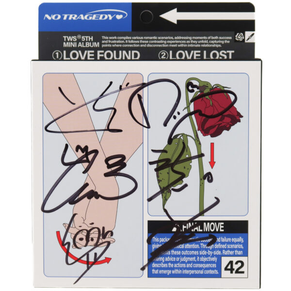 TWS - No Tragedy [Final Move Ver.] 5th Mini Album Signed Promo CD 2026 2