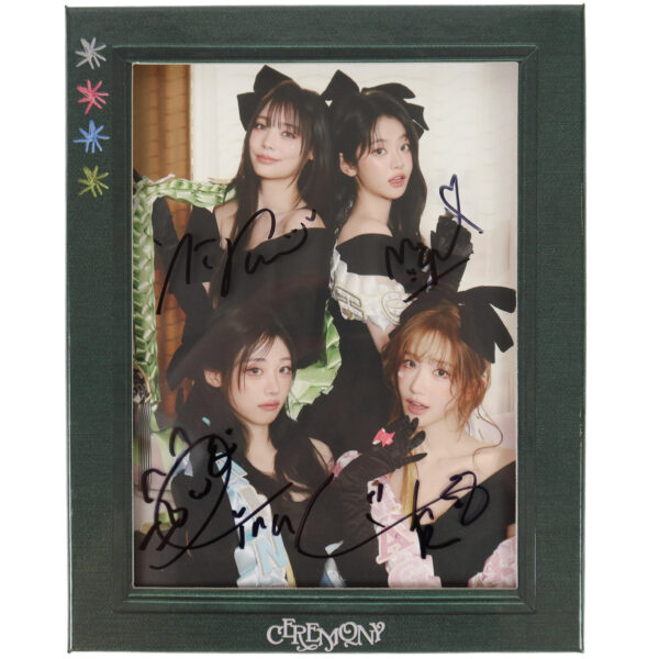 IMG_8970 QWER - Ceremony 4th Mini Album Signed Autographed Promo CD 2026