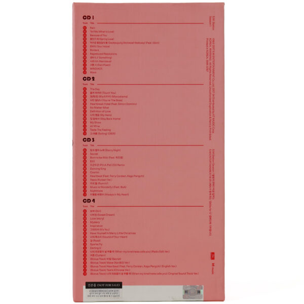 S.M. Station Season 1 4 CD Set 2017 Promo SM SMTown Taeyeon BoA Exo NCT