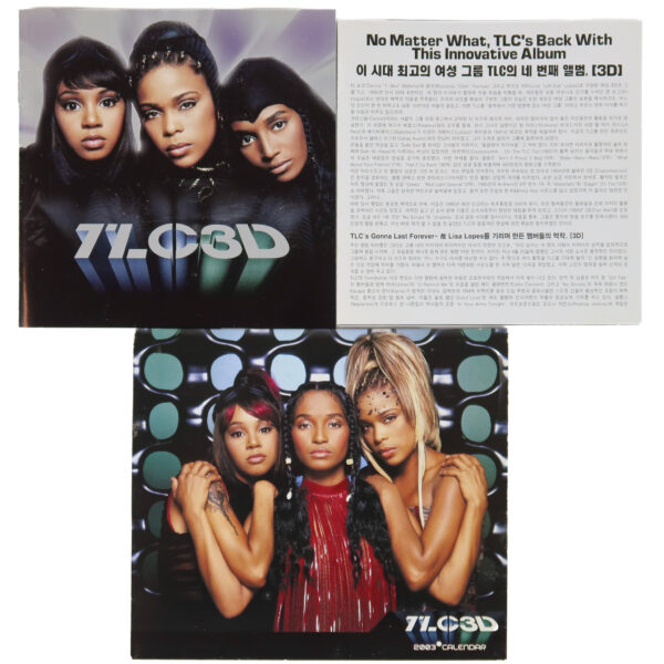 TLC - 3D Album Korean CD + Calendar Korea