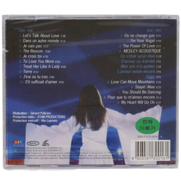 IMG_9041 Celine Dion - Au Cœur Du Stade Korean Sealed VCD Video CD Korea Coeur