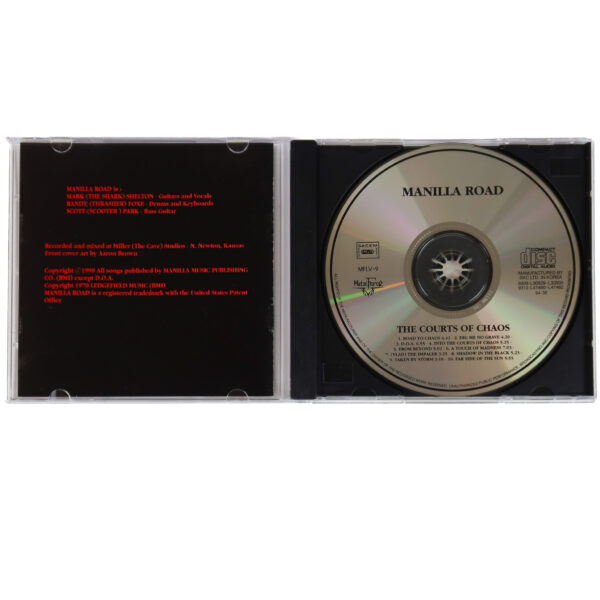 Manilla Road ‎– The Courts Of Chaos Korean Album CD Korea