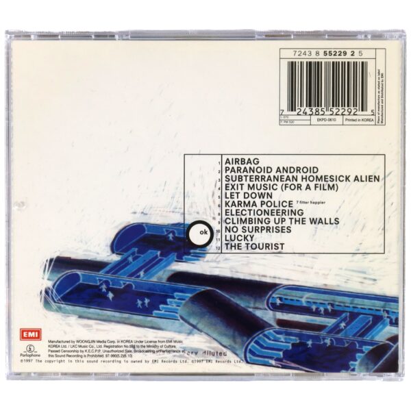IMG_9112 Radiohead - OK Computer Korean Album CD Korea 2