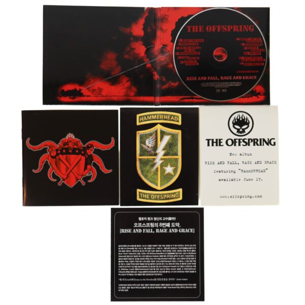 IMG_9151 The Offspring – Rise And Fall, Rage And Grace Album Promo CD + Stickers Korea