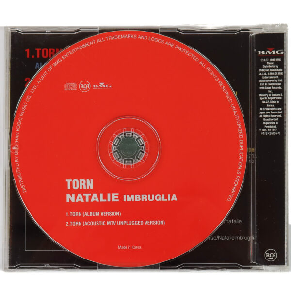 Natalie Imbruglia ‎– Torn Korean Promo Single Album CD Korea