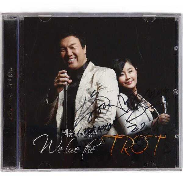 Baek Seung Il & Hongju – We Love The Trot Album Signed CD Trot 2012
